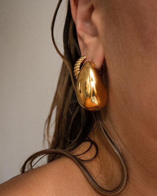 Luv Aj Gia Hoops- Gold