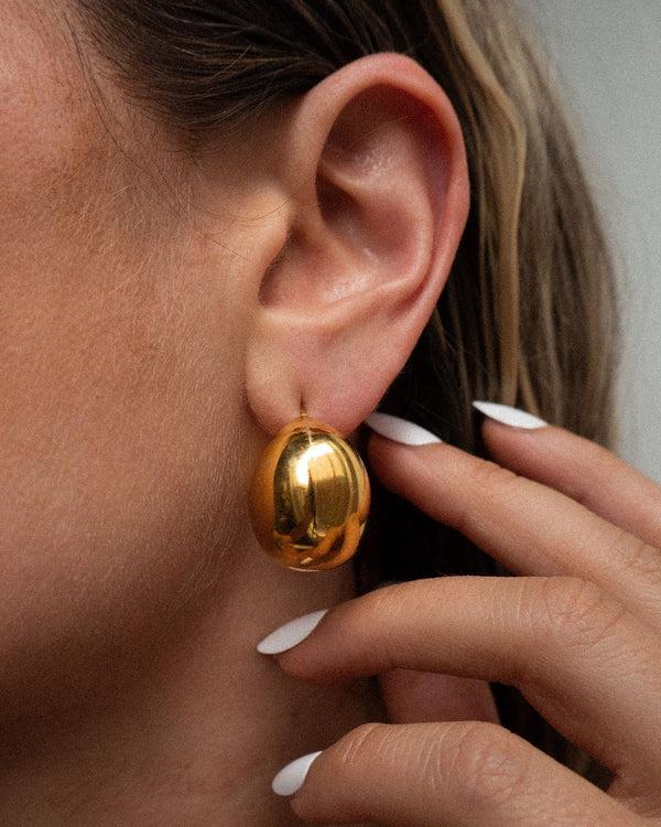 Luv Aj Lucia Hoops- Silver