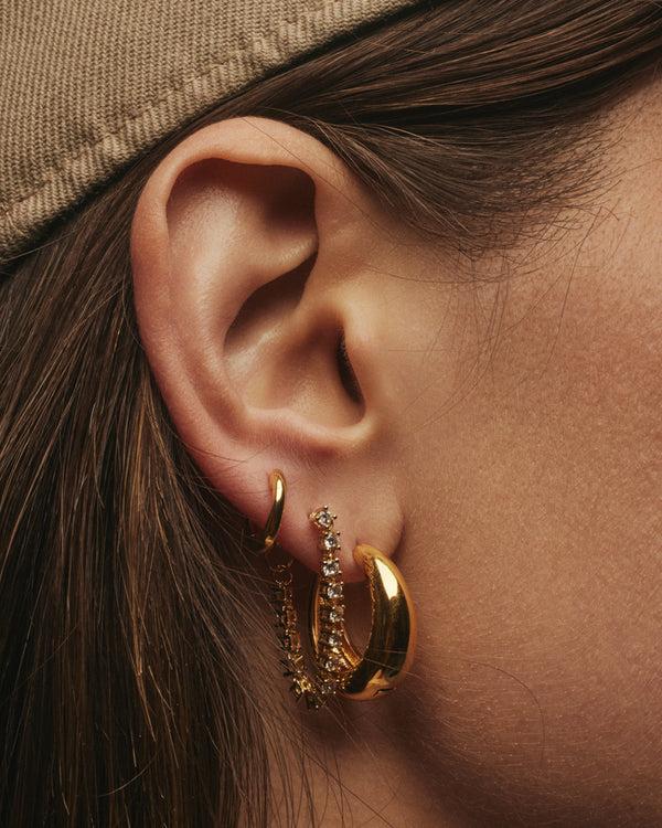 Luv Aj Marbella Hoops- Gold