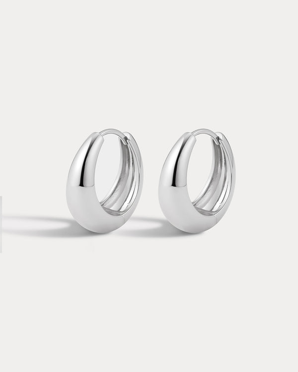 luv aj Marbella Hoops- Silver