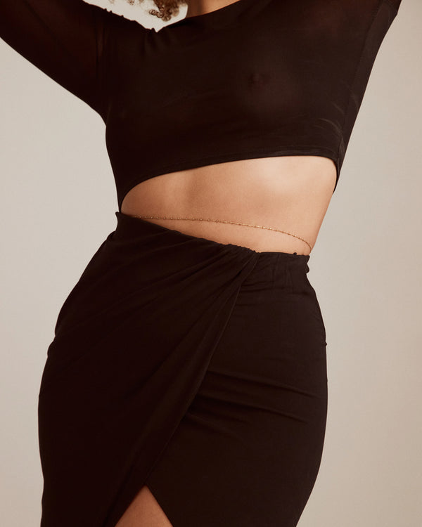 Luv Aj Mondays At Teddy's Belly Chain- Silver