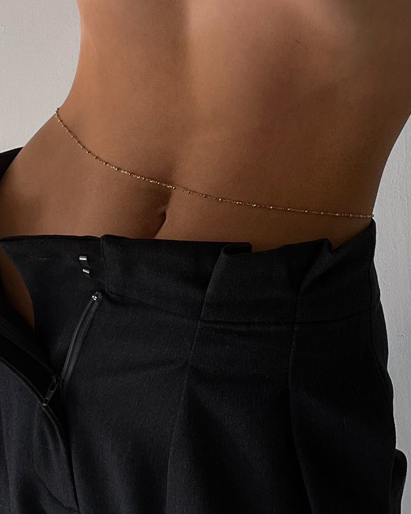 Luv Aj Mondays At Teddy's Belly Chain- Silver