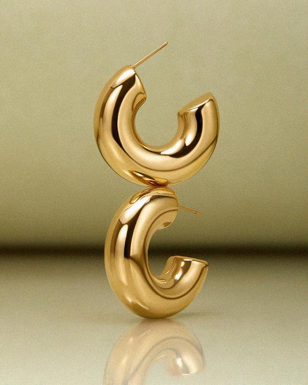 Luv Aj Noemi Hoops- Gold