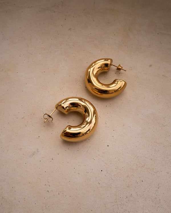 Luv Aj Noemi Hoops- Gold