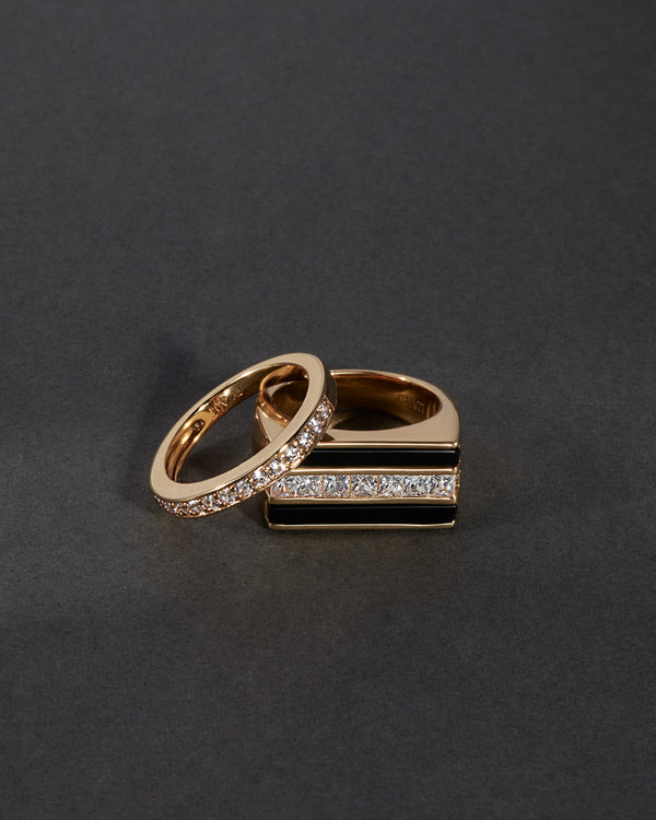Luv Aj Panini Ring- Onyx
