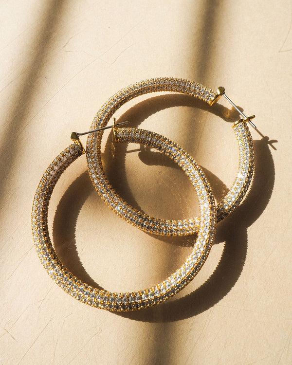 Luv Aj Pave Amalfi Hoops- Gold