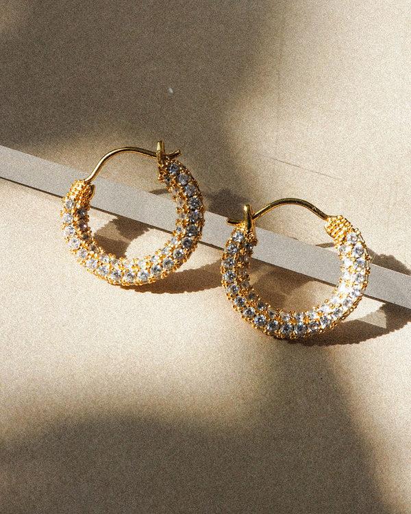 Luv Aj Pave Amalfi Huggies- Gold