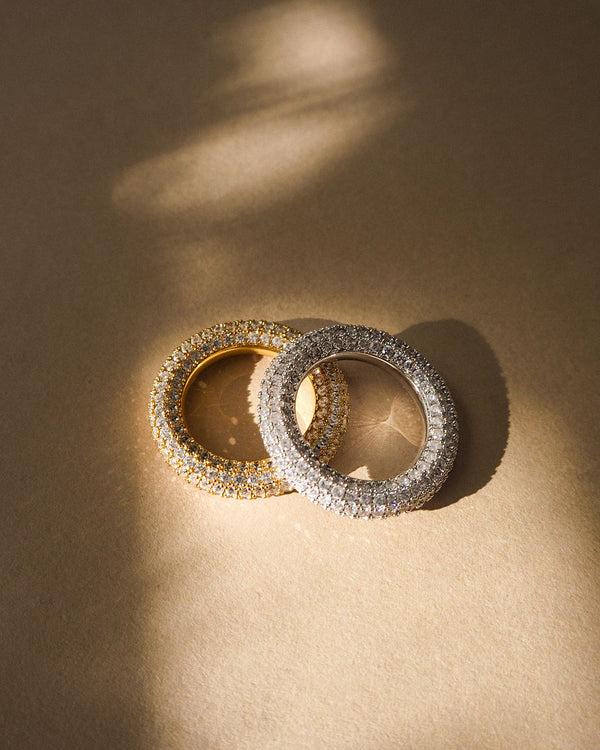 Luv Aj Pave Amalfi Ring- Gold