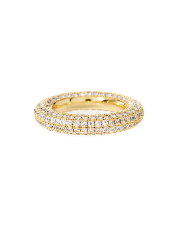 luv aj Pave Amalfi Ring- Gold