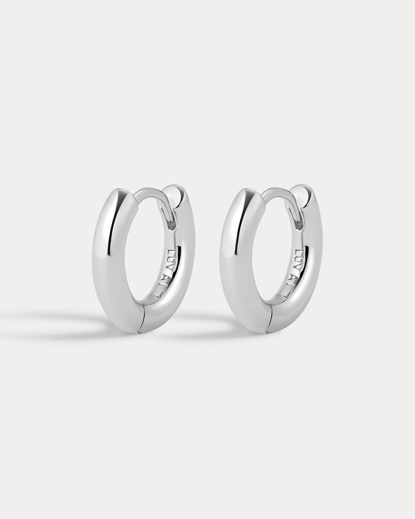 luv aj Plain Amalfi Huggies- Silver