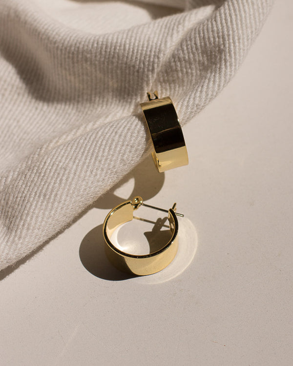 Luv Aj Positano Hoops- Gold