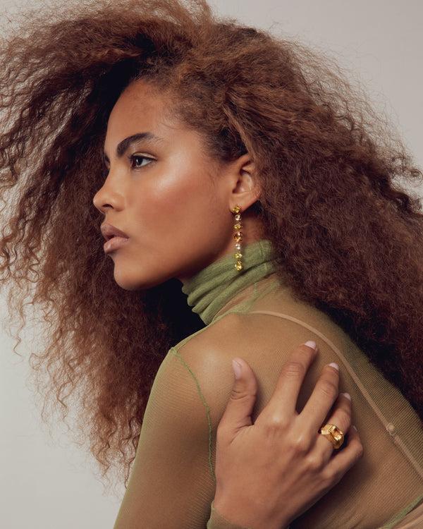 Luv Aj The Caroline Step-Cut Ring- Citrine