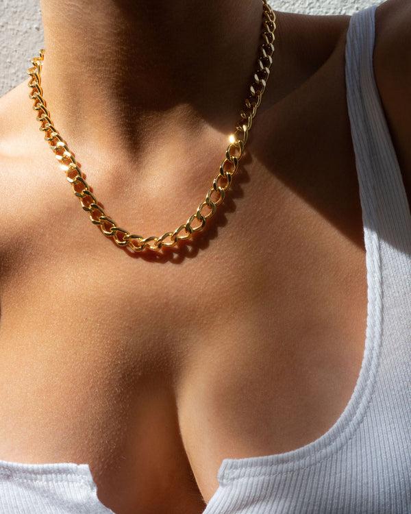 Luv Aj The Classique Curb Chain (8mm)- Silver