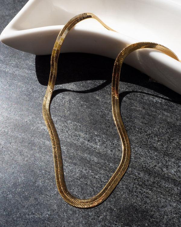 Luv Aj The Classique Herringbone Chain- Silver