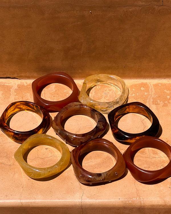 Luv Aj The Formentera Bangle Set- Tortoise