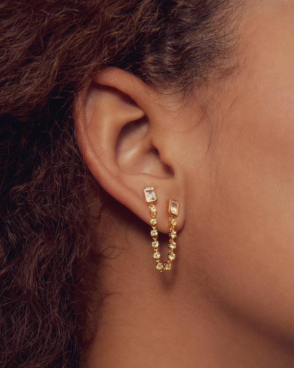 Luv Aj The Green Amethyst Estelle Studs