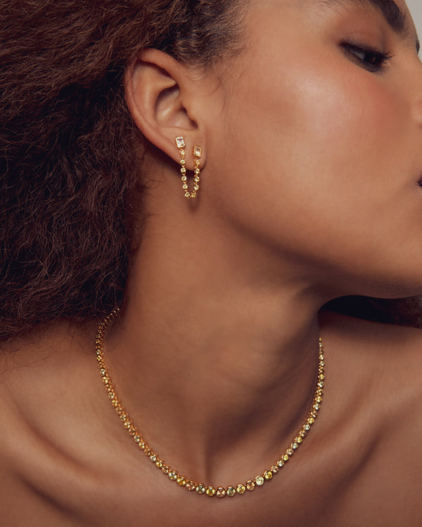 Luv Aj The Green Amethyst Estelle Studs