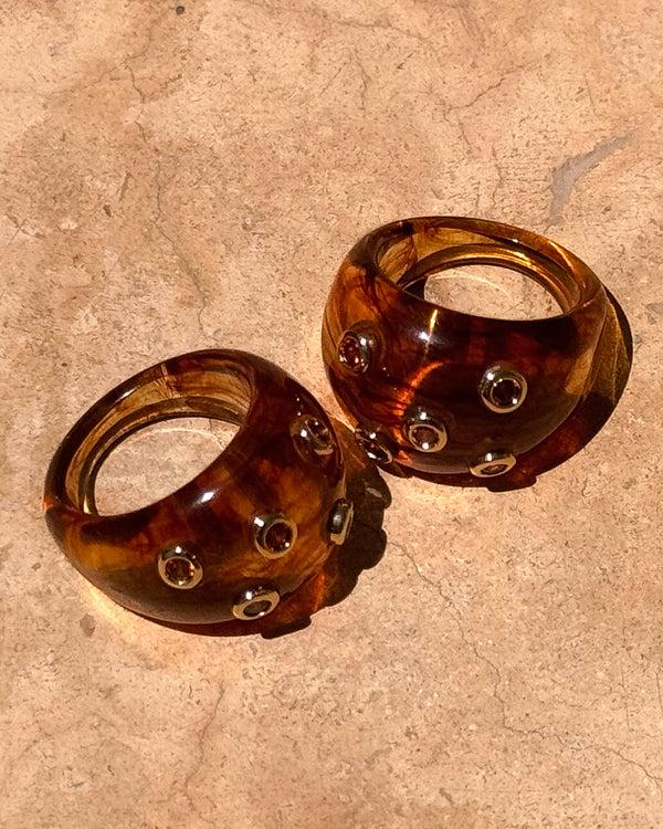 Luv Aj The Ibiza Lucite Ring