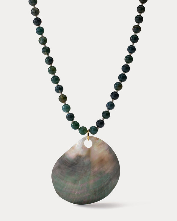 luv aj The Mallorca Shell Pendant Necklace