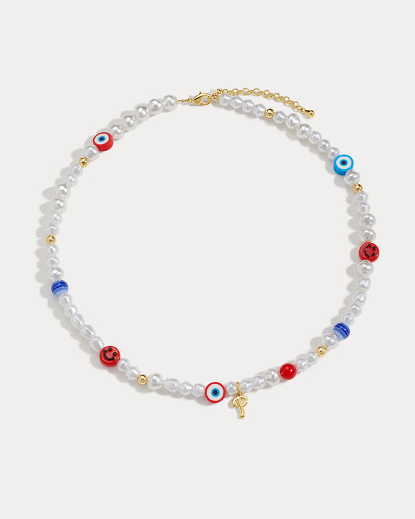 Luv Aj The MLB Pearl Charm Necklace