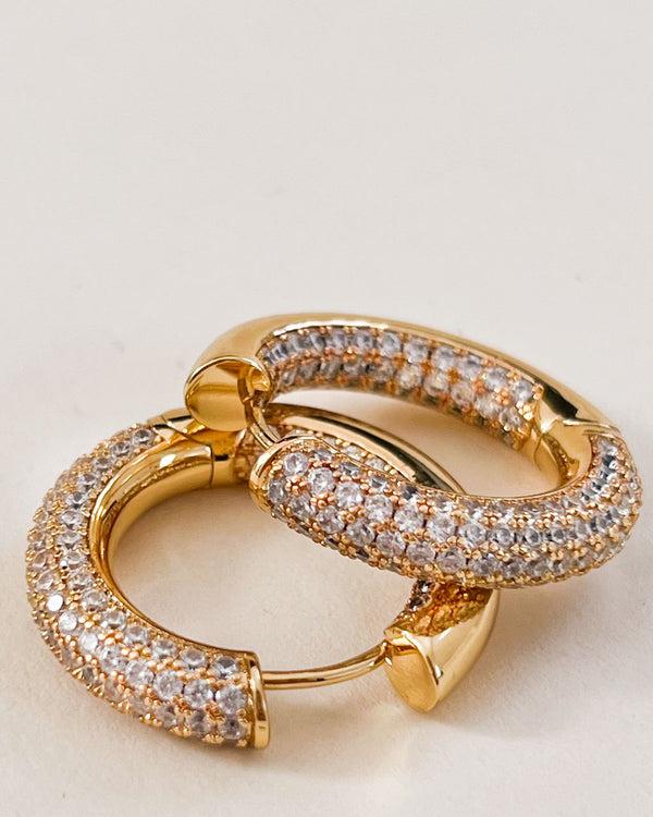 Luv Aj The Reversible Amalfi Hoops- Gold