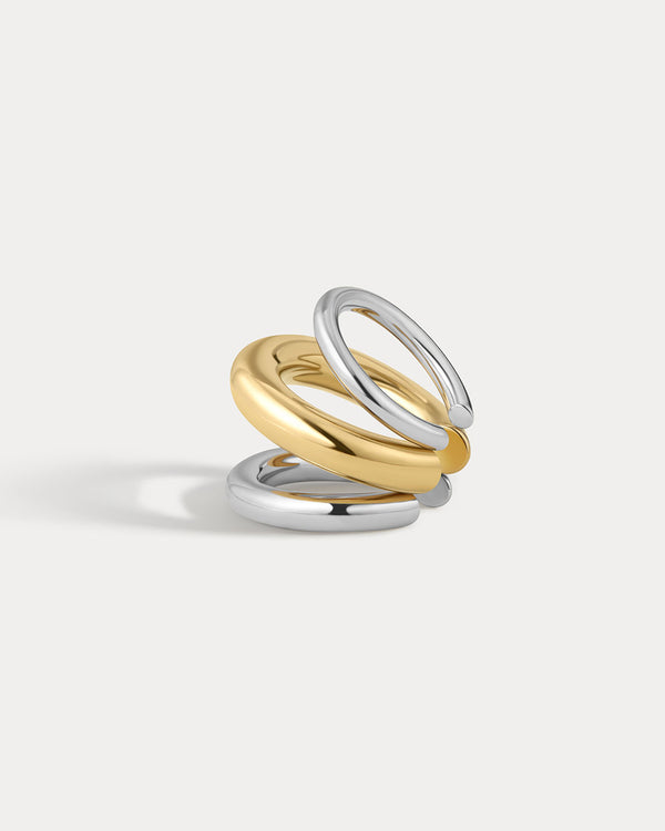 luv aj The Two Tone Cala Ear Cuff