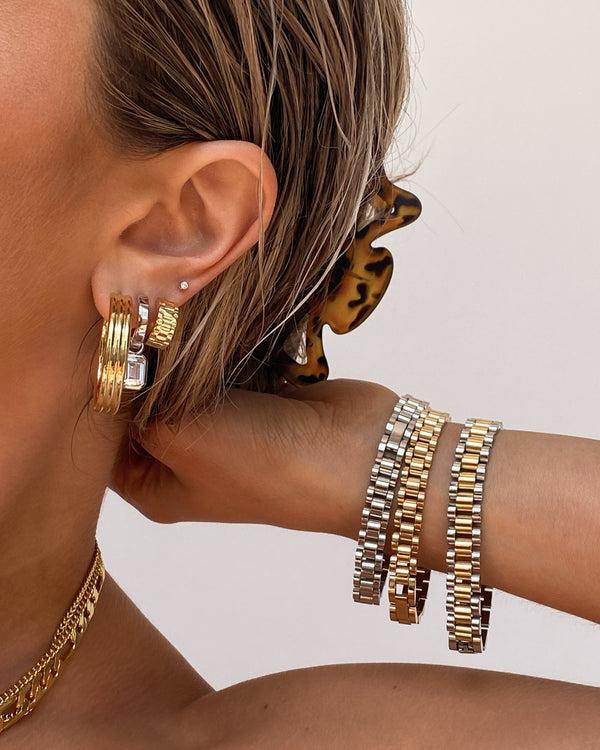 Luv Aj Timepiece Bracelet- Gold