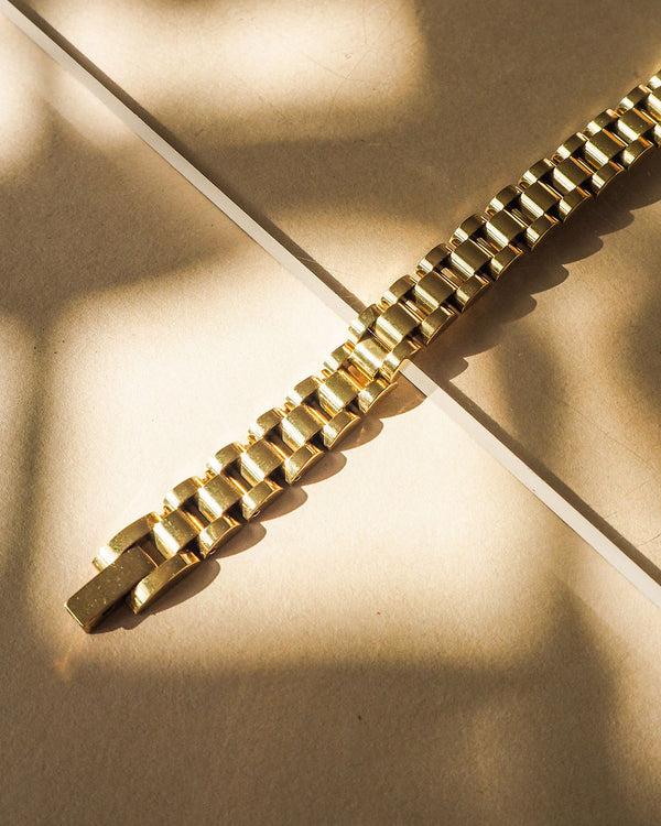 Luv Aj Timepiece Bracelet- Gold