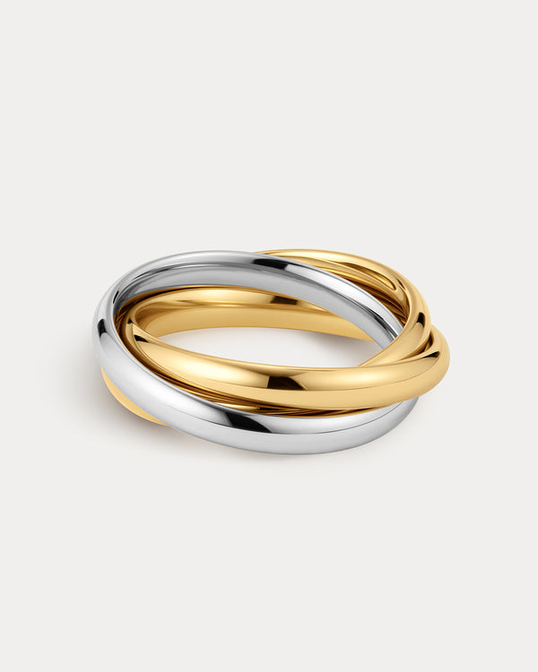 luv aj Trio Twisted Ring