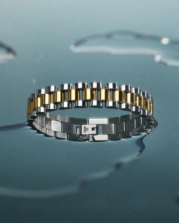 Luv Aj Two-toned Timepiece Bracelet