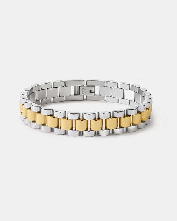 luv aj Two-toned Timepiece Bracelet