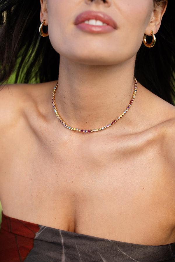 Luv Aj What Dreams Are Made Of Tennis Necklace