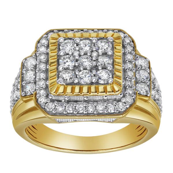 LuvMyJewelry Bigg Boss Diamond 2.04 (ct. wt.) 14K Yellow Gold Ring