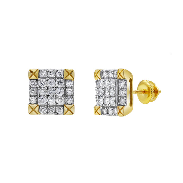 LuvMyJewelry Diamond Trunks Diamond 0.75 ct. tw. 14K Yellow Gold Earrings