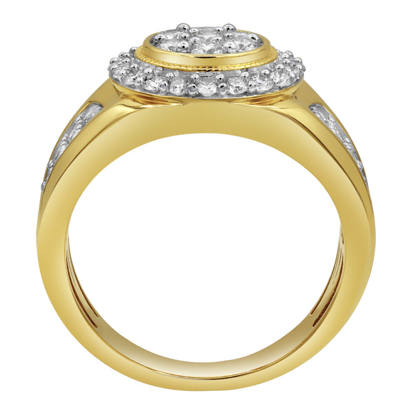 LuvMyJewelry Heavyweight Diamond 1.51 (ct. Wt.) 14K Yellow Gold Ring