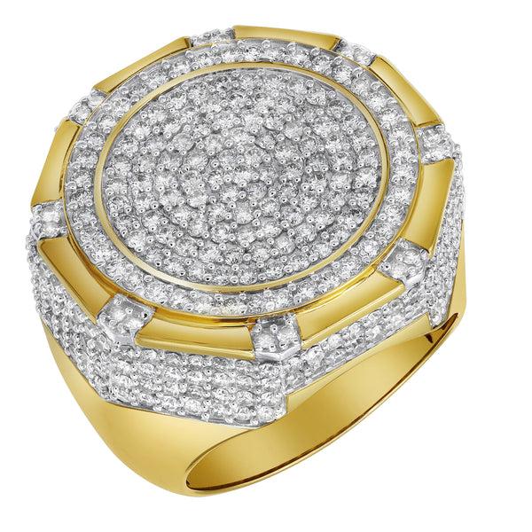 LuvMyJewelry King of Kings Diamond 3.2 (ct. wt.) 14K Yellow Gold Ring