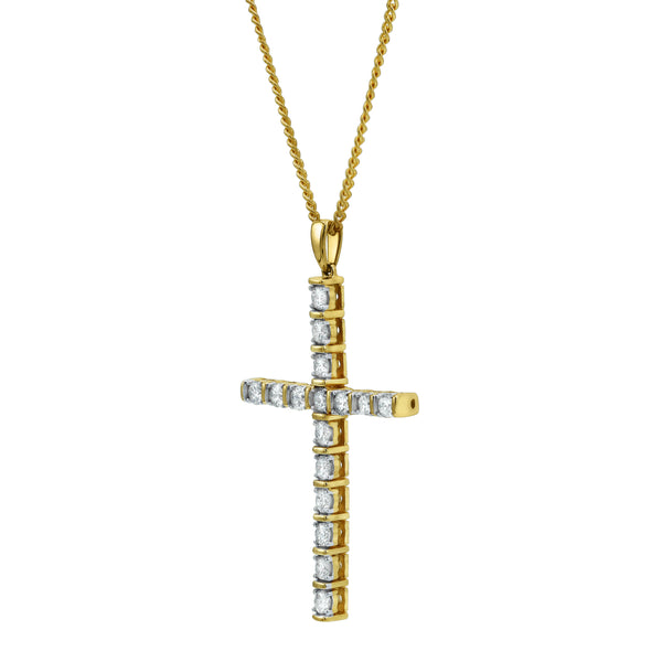 LuvMyJewelry Kings Cross II Diamond 1.01 (ct. Wt.) 14K Yellow Gold Pendant