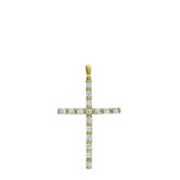 LuvMyJewelry Kings Cross II Diamond 1.01 (ct. Wt.) 14K Yellow Gold Pendant