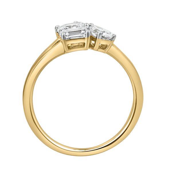 LuvMyJewelry Mysaria 14K Yellow Gold Lab Grown Diamond Ring – 0.78 Ct