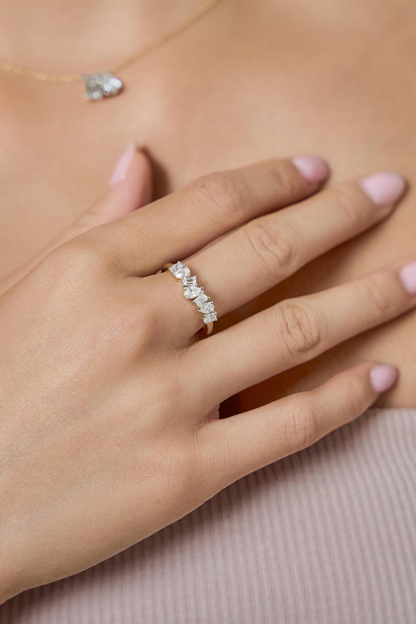 LuvMyJewelry Rhaenyra 14K Yellow Gold Lab Grown Diamond Ring – 0.75 Ct