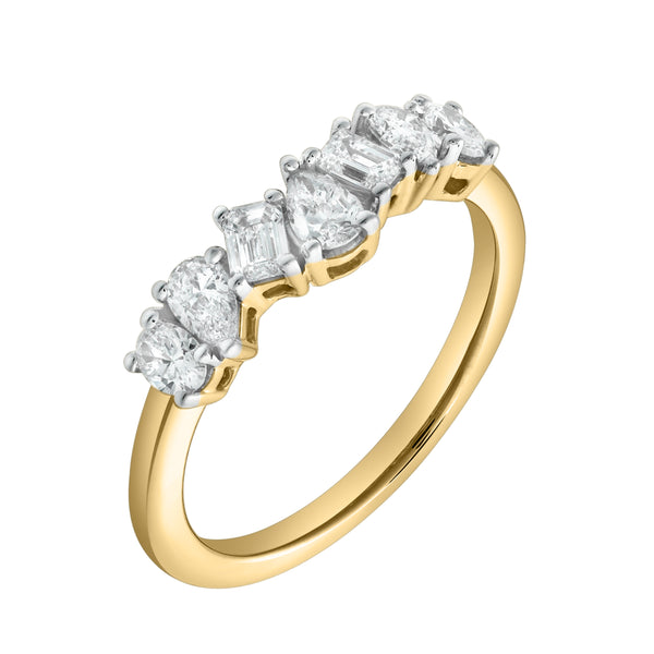 LuvMyJewelry Rhaenyra 14K Yellow Gold Lab Grown Diamond Ring – 0.75 Ct