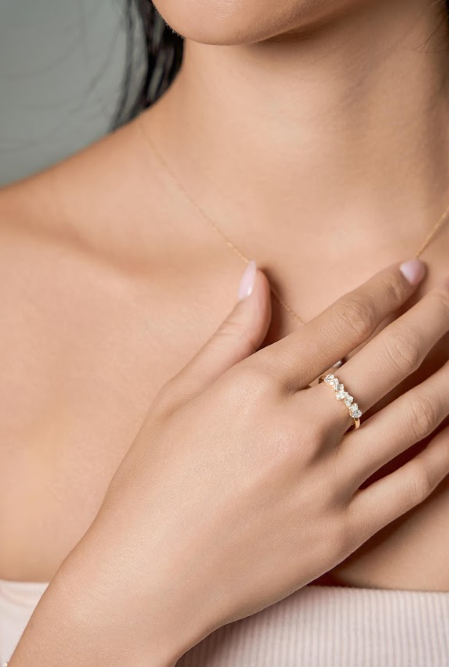 LuvMyJewelry Rhaenyra 14K Yellow Gold Lab Grown Diamond Ring – 0.50 Ct