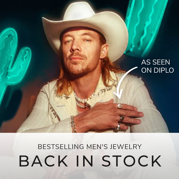 LuvMyJewelry Seraphinite Stone Signet Ring In Black Rhodium Plated Sterling Silver