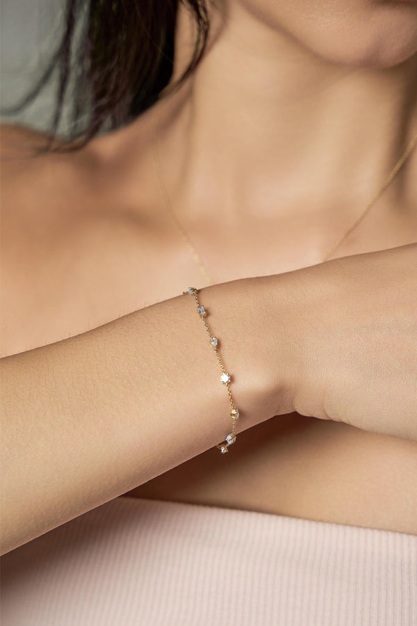 LuvMyJewelry Sigil 14K Yellow Gold Lab Grown Diamond Bracelet– 1 Ct