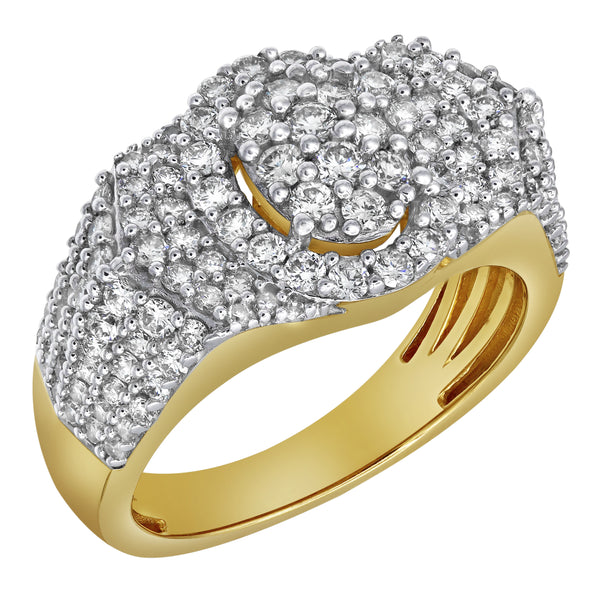 LuvMyJewelry Spotlight Diamond 1.98 (ct. Wt.) 14K Yellow Gold Ring