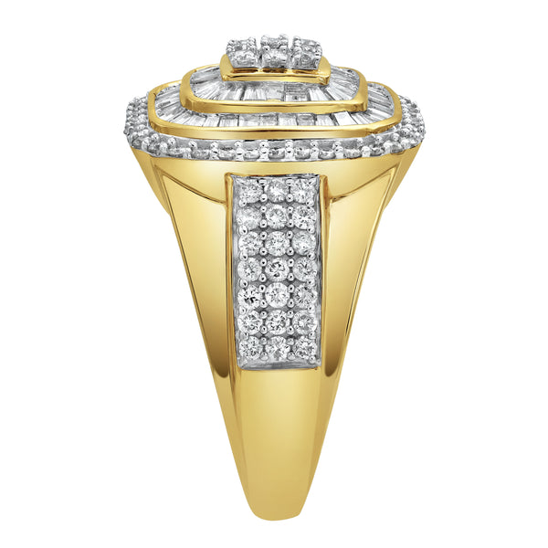 LuvMyJewelry Street King Diamond 1.91 (ct. Wt.) 14K Yellow Gold Ring