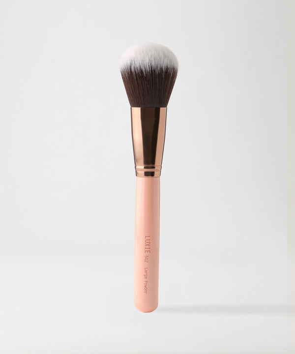 luxie LUXIE 502 Large Powder Brush - Rose Gold