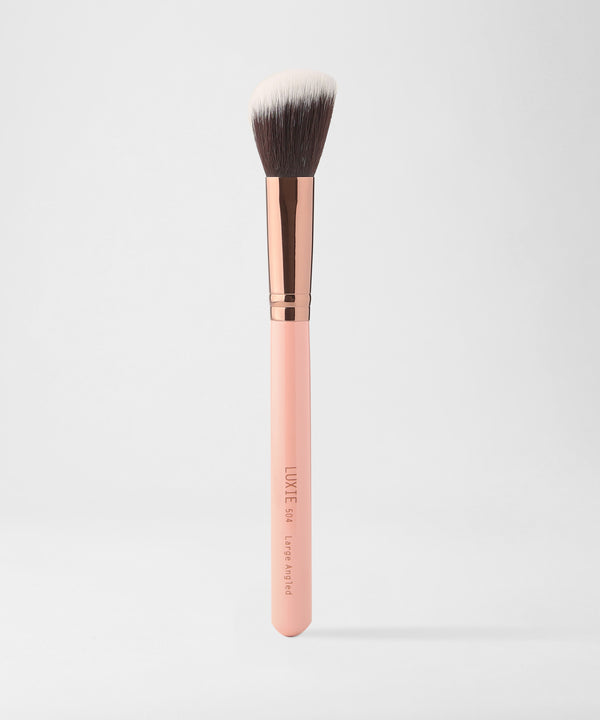 luxie LUXIE 504 Large Angled Brush - Rose Gold