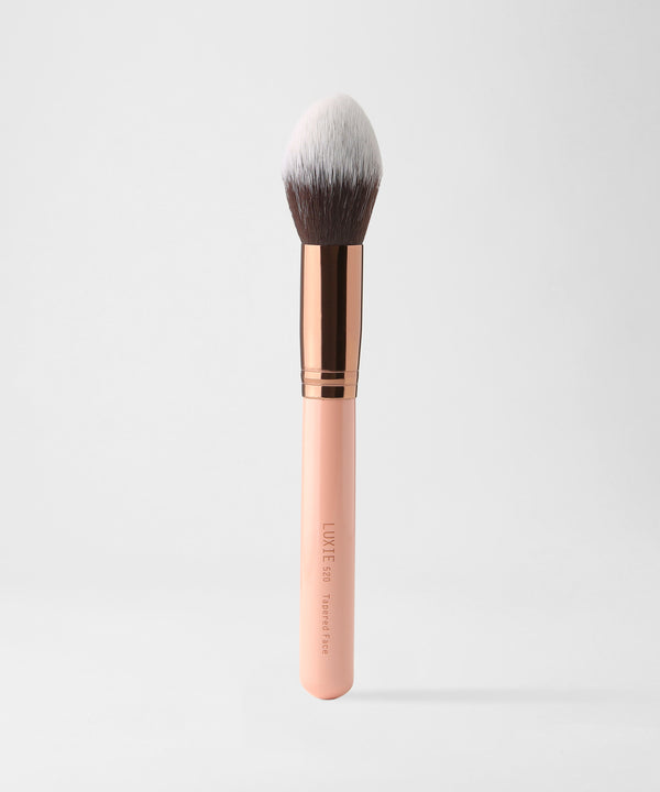 luxie LUXIE 520 Tapered Face Brush - Rose Gold