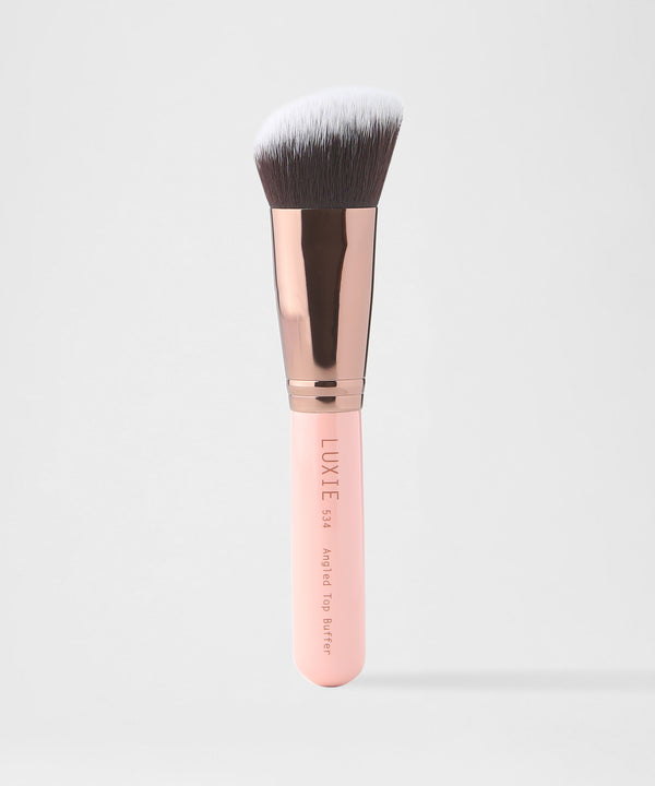 luxie LUXIE 534 Angled Top Buffer Brush - Rose Gold